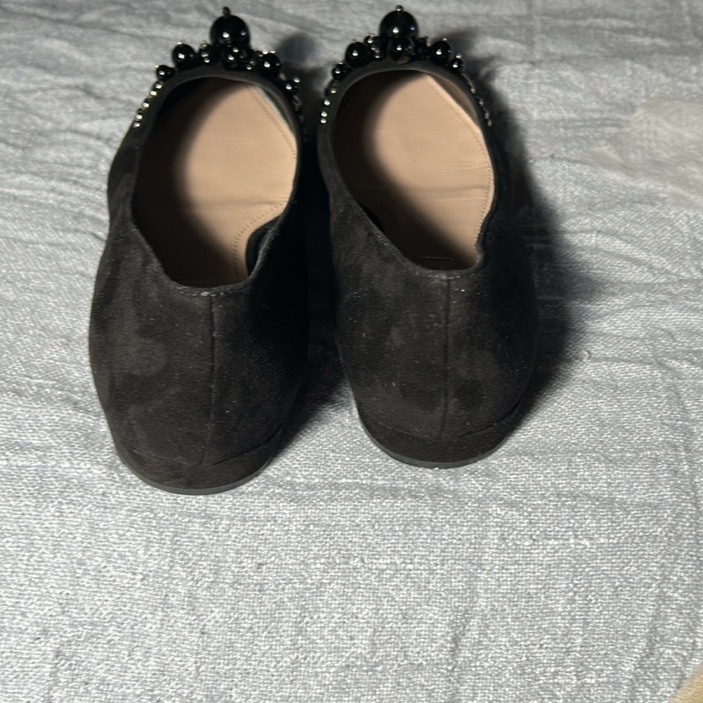 Miu miu flats suede with lots of bobbles - Picture 13 of 15
